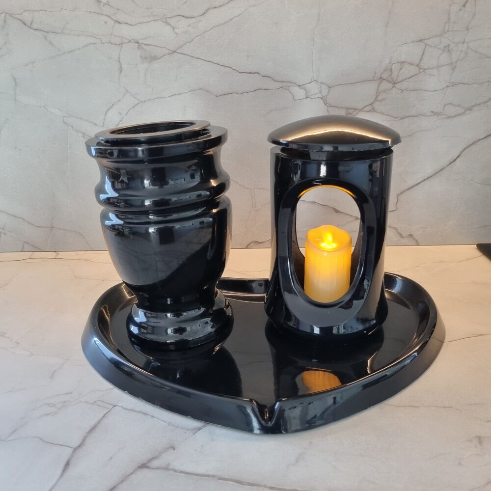 padėklas kapų vazoms ir žvakidėms